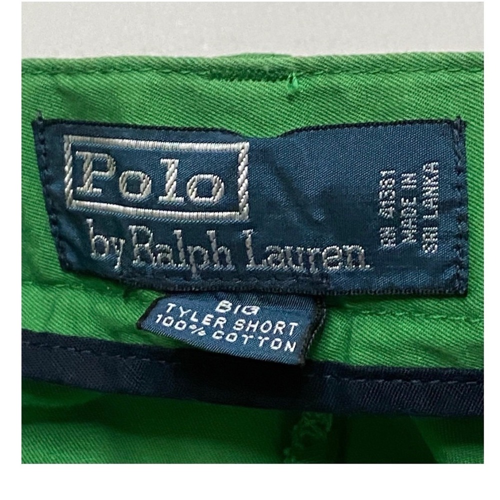 Polo Ralph Lauren Mens Green Tyler Big Pleated Cotton Chino Shorts NWT 48 - Picture 8 of 10